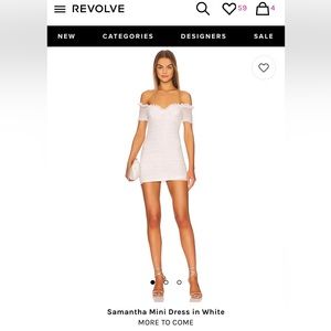 White Revolve Dress